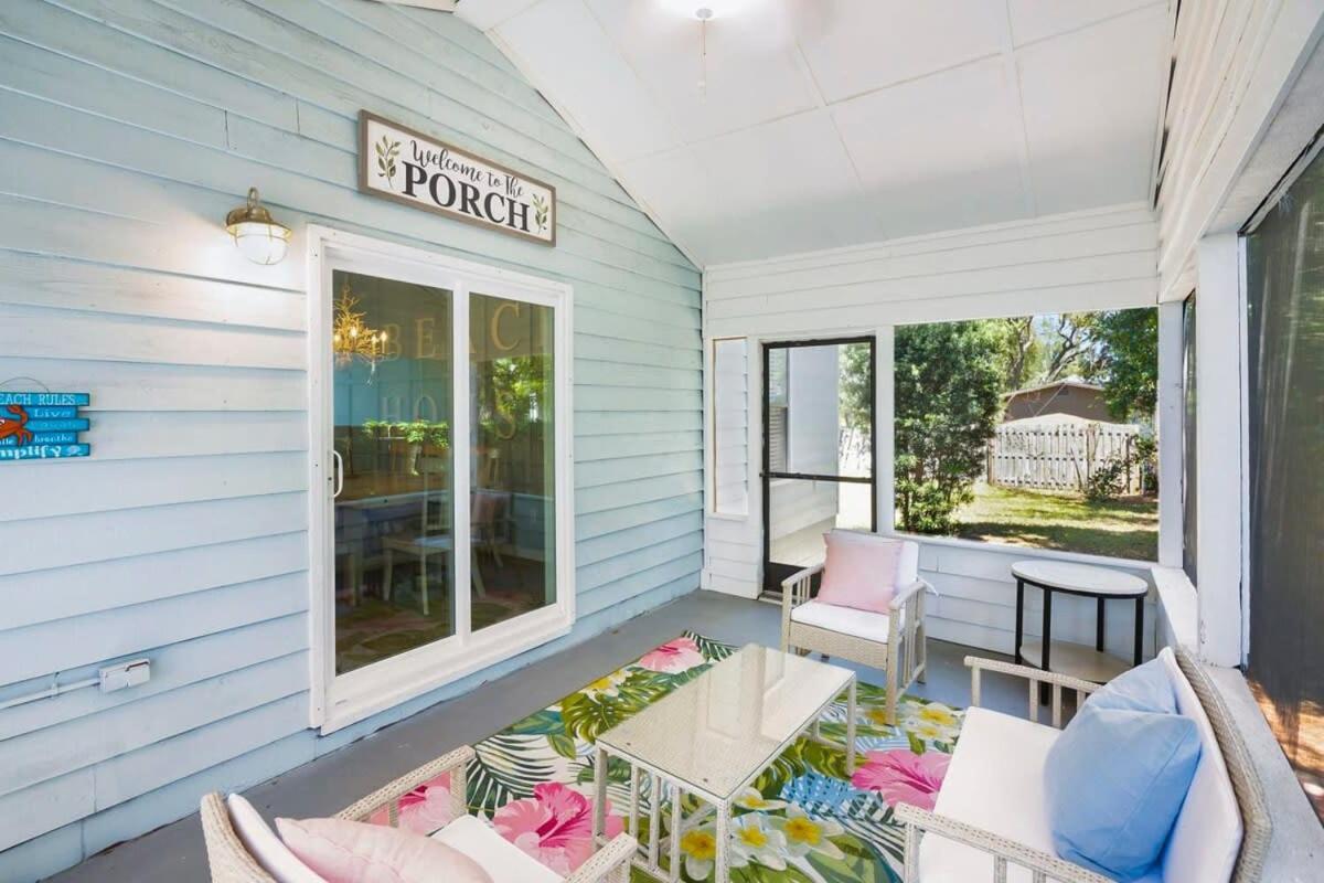 The St Augusdream Renovated Beach House Sleeps 8 Walk To Beach St. Augustine Exteriör bild